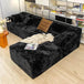 104 - Inch Modular Corduroy Sectional Sofa With Chaise - HUANZHUANG - Sleep Galleria