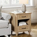 Minimalist Modern Charging Nightstand With USB Ports - HUANZHUANG - Sleep Galleria