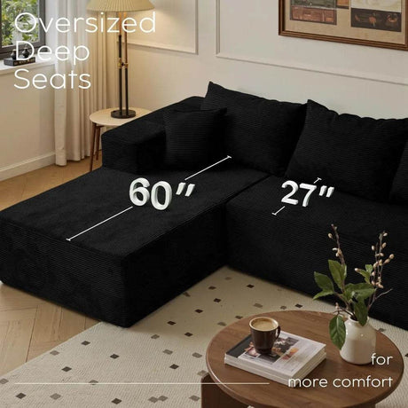 Modular Cloud Sectional Sofa With Removable Cover - HuanZhuang - Sleep Galleria