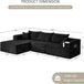 Modular Cloud Sectional Sofa With Removable Cover - HuanZhuang - Sleep Galleria