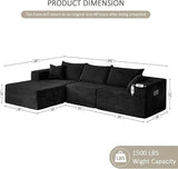 Modular Cloud Sectional Sofa With Removable Cover - HuanZhuang - Sleep Galleria