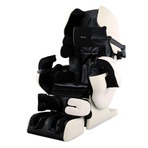 Inada Massage Chairs White and Black Inada Robo Massage Chair
