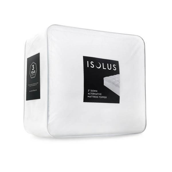 Isolus Isolus Toppers 3" Down Alternative Mattress Isolus Topper