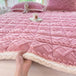 Soft Coral Fleece Warm Polyester Mattress Pad - Sleep Galleria