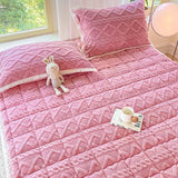 Soft Coral Fleece Warm Polyester Mattress Pad - Sleep Galleria