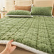 Soft Coral Fleece Warm Polyester Mattress Pad - Sleep Galleria