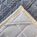 Soft Coral Fleece Warm Polyester Mattress Pad - Sleep Galleria