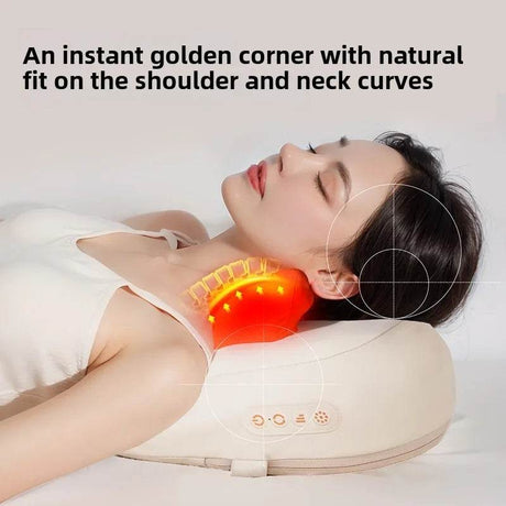 Rechargeable Shiatsu Electric Neck And Shoulder Massage Pillow - JAIYORL - Sleep Galleria