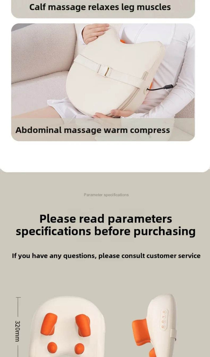 Rechargeable Shiatsu Electric Neck And Shoulder Massage Pillow - JAIYORL - Sleep Galleria