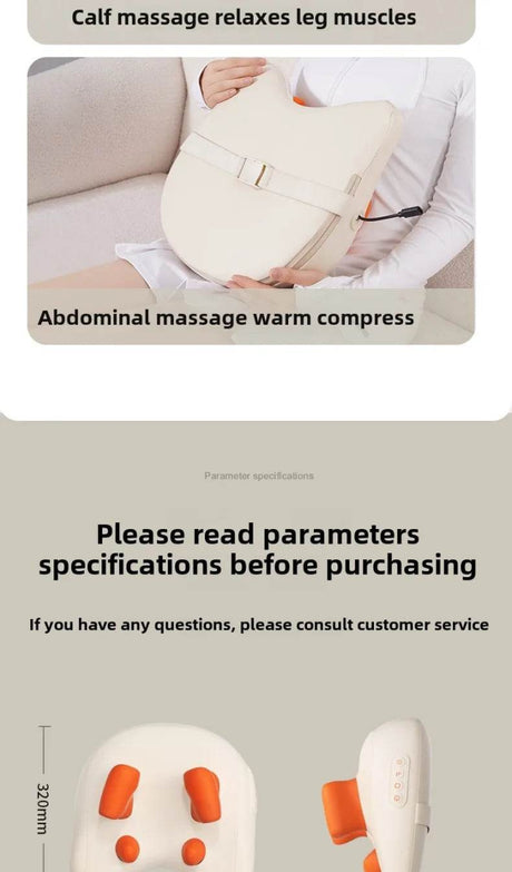 Rechargeable Shiatsu Electric Neck And Shoulder Massage Pillow - JAIYORL - Sleep Galleria