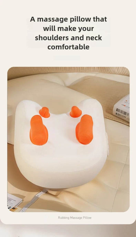 Rechargeable Shiatsu Electric Neck And Shoulder Massage Pillow - JAIYORL - Sleep Galleria