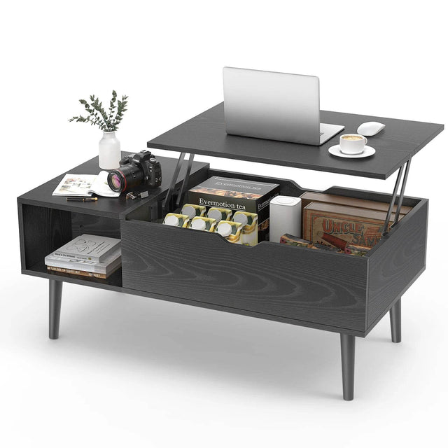 Adjustable Lift Top Living Room Coffee Table With Storage - Sleep Galleria