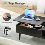 Adjustable Lift Top Living Room Coffee Table With Storage - Sleep Galleria