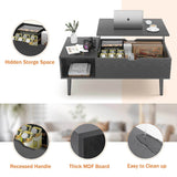 Adjustable Lift Top Living Room Coffee Table With Storage - Sleep Galleria