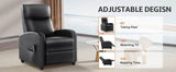Fabric Upholstered Adjustable Massage Recliner Chair - Sleep Galleria