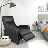 Fabric Upholstered Adjustable Massage Recliner Chair - Sleep Galleria