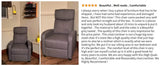 Fabric Upholstered Adjustable Massage Recliner Chair - Sleep Galleria