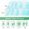 Soft Cooling Gel-Infused Memory Foam Mattress Topper - Sleep Galleria