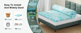 Soft Cooling Gel-Infused Memory Foam Mattress Topper - Sleep Galleria