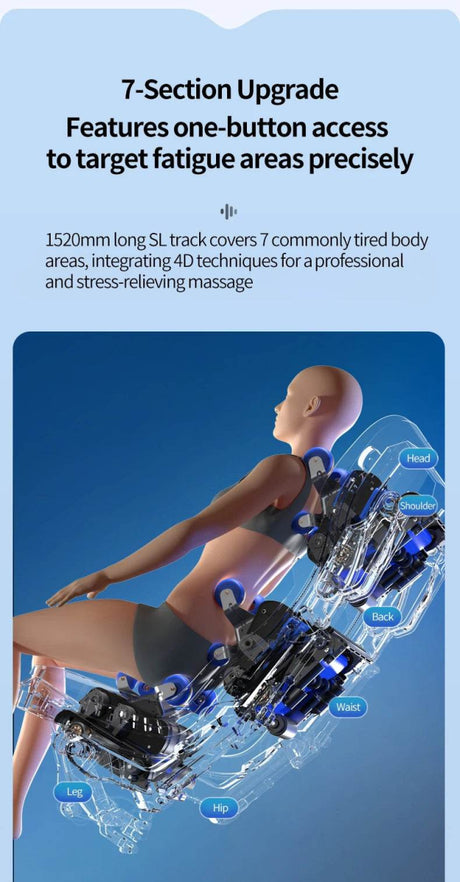 4D Smart Full - Body Precision Control Massage Chair - JINKAIRUI - Sleep Galleria