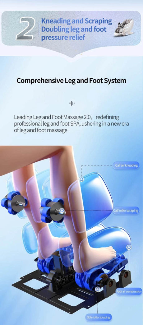 4D Smart Full - Body Precision Control Massage Chair - JINKAIRUI - Sleep Galleria
