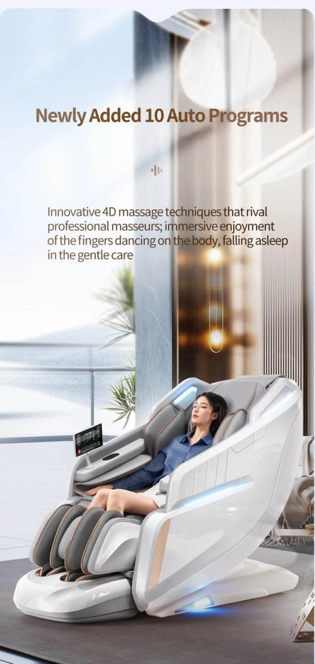 4D Smart Full - Body Precision Control Massage Chair - JINKAIRUI - Sleep Galleria