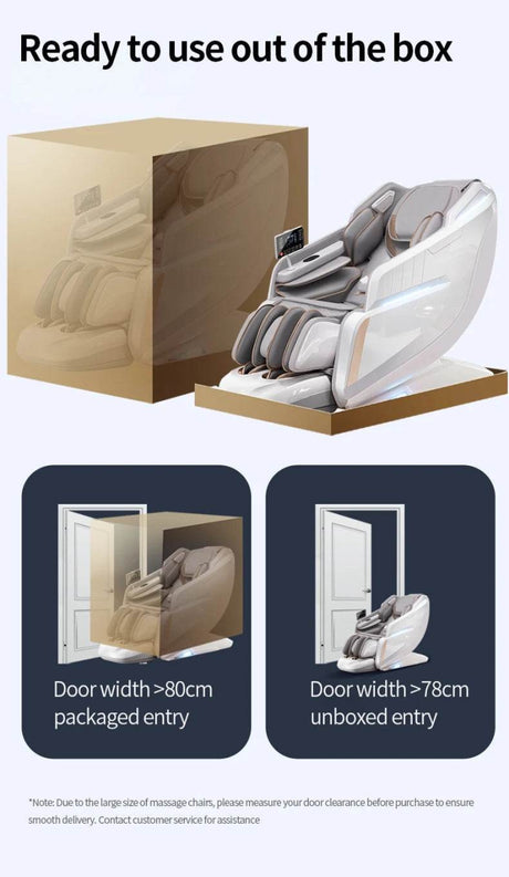 4D Smart Full - Body Precision Control Massage Chair - JINKAIRUI - Sleep Galleria