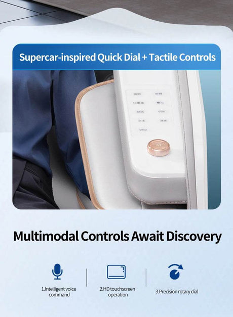 4D Smart Full - Body Precision Control Massage Chair - JINKAIRUI - Sleep Galleria