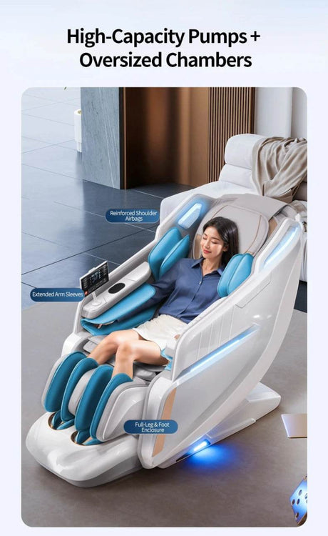 4D Smart Full - Body Precision Control Massage Chair - JINKAIRUI - Sleep Galleria