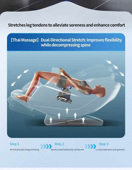 4D Smart Full - Body Precision Control Massage Chair - JINKAIRUI - Sleep Galleria