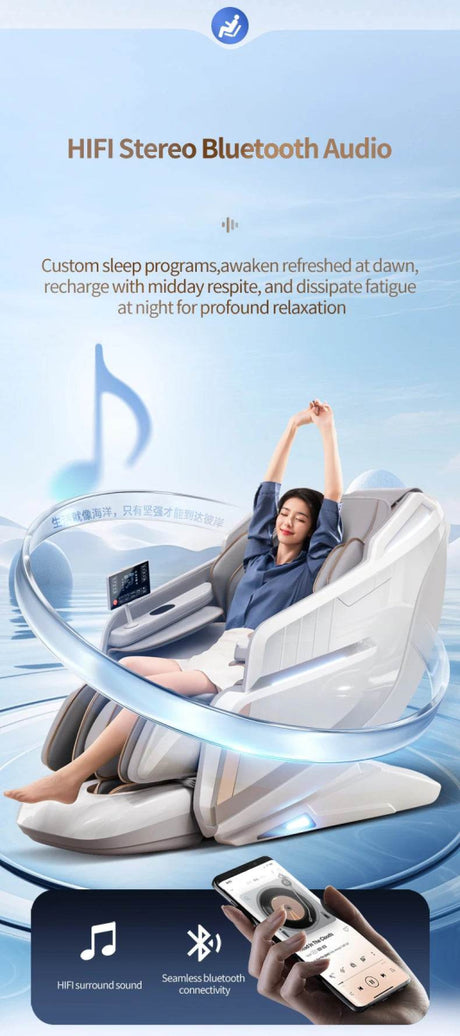 4D Smart Full - Body Precision Control Massage Chair - JINKAIRUI - Sleep Galleria