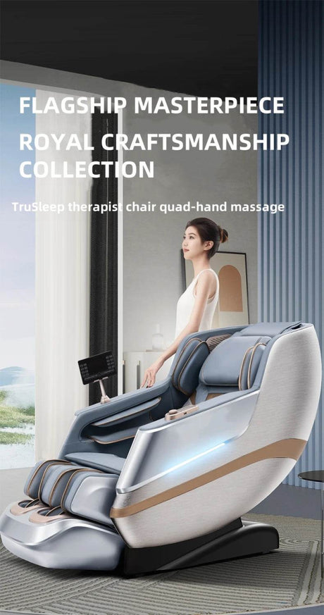 4D Zero Gravity Dual SL Track Full Body Massage Chair - JINKAIRUI - Sleep Galleria