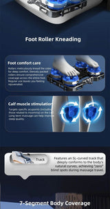 4D Zero Gravity Dual SL Track Full Body Massage Chair - JINKAIRUI - Sleep Galleria