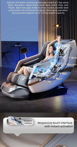 4D Zero Gravity Dual SL Track Full Body Massage Chair - JINKAIRUI - Sleep Galleria