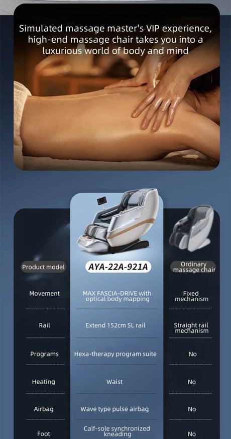 4D Zero Gravity Dual SL Track Full Body Massage Chair - JINKAIRUI - Sleep Galleria