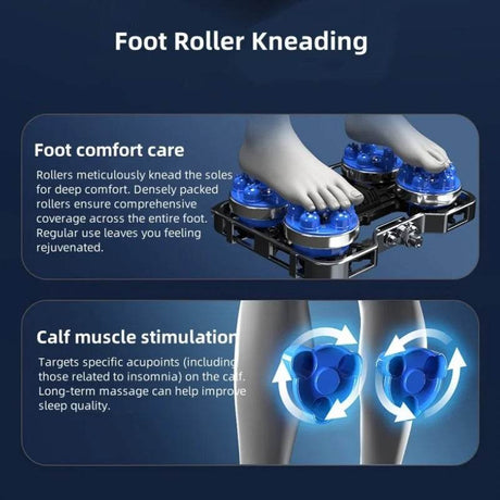 4D Zero Gravity Dual SL Track Full Body Massage Chair - JINKAIRUI - Sleep Galleria