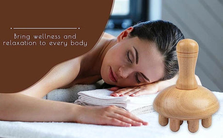 Wooden Mushroom Shape Wood Therapy Massage Tool - JOMMJO - Sleep Galleria