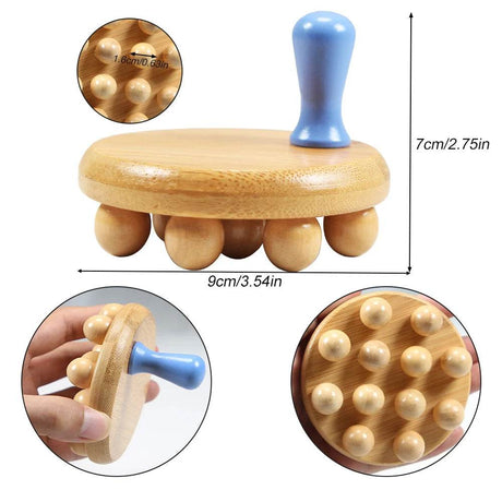 Wooden Mushroom Shape Wood Therapy Massage Tool - JOMMJO - Sleep Galleria