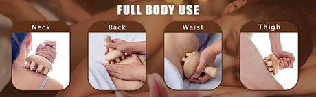 Wooden Mushroom Shape Wood Therapy Massage Tool - JOMMJO - Sleep Galleria