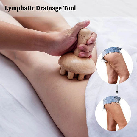 Wooden Mushroom Shape Wood Therapy Massage Tool - JOMMJO - Sleep Galleria