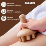 Wooden Mushroom Shape Wood Therapy Massage Tool - JOMMJO - Sleep Galleria