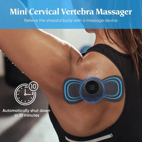EMS Electric Portable Neck And Back Massager Device - Joverisher - Sleep Galleria