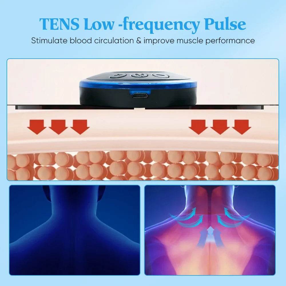 EMS Electric Portable Neck And Back Massager Device - Joverisher - Sleep Galleria