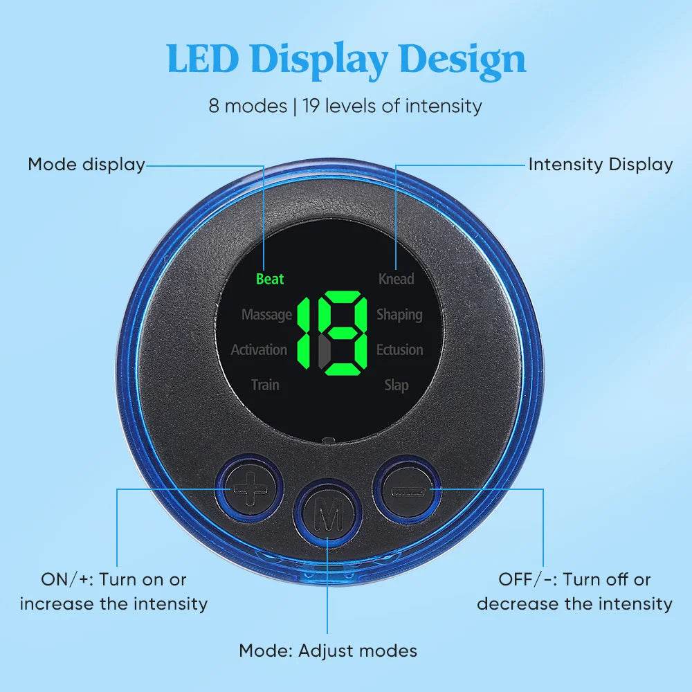 EMS Electric Portable Neck And Back Massager Device - Joverisher - Sleep Galleria