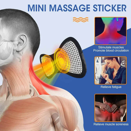 EMS Electric Portable Neck And Back Massager Device - Joverisher - Sleep Galleria