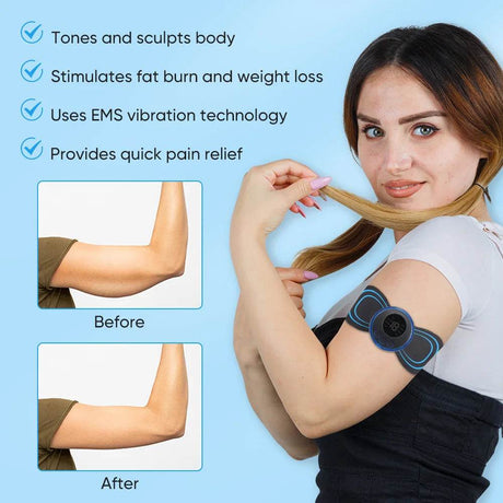 EMS Electric Portable Neck And Back Massager Device - Joverisher - Sleep Galleria