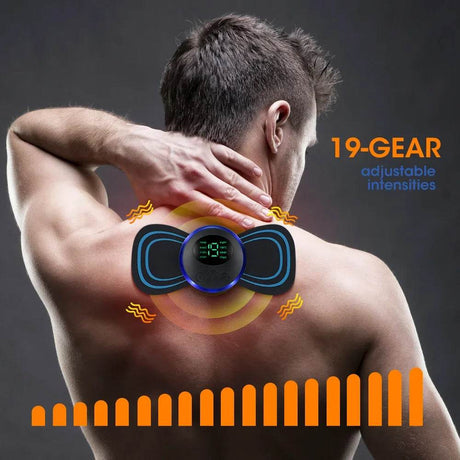 EMS Electric Portable Neck And Back Massager Device - Joverisher - Sleep Galleria