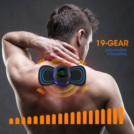 EMS Electric Portable Neck And Back Massager Device - Joverisher - Sleep Galleria