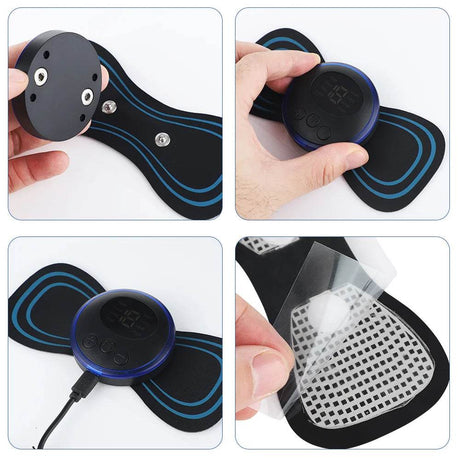 EMS Electric Portable Neck And Back Massager Device - Joverisher - Sleep Galleria