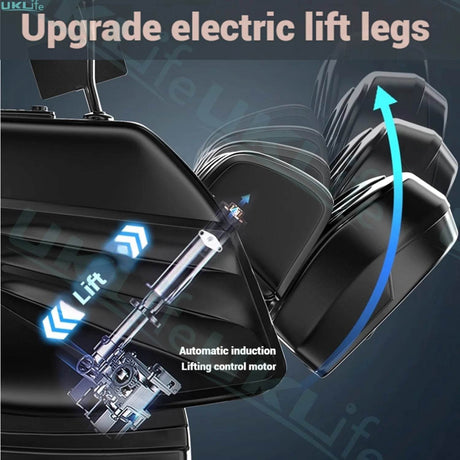 4D Jade Shiatsu Zero Gravity Massage Chair With Bluetooth - KEMPELEN - Sleep Galleria